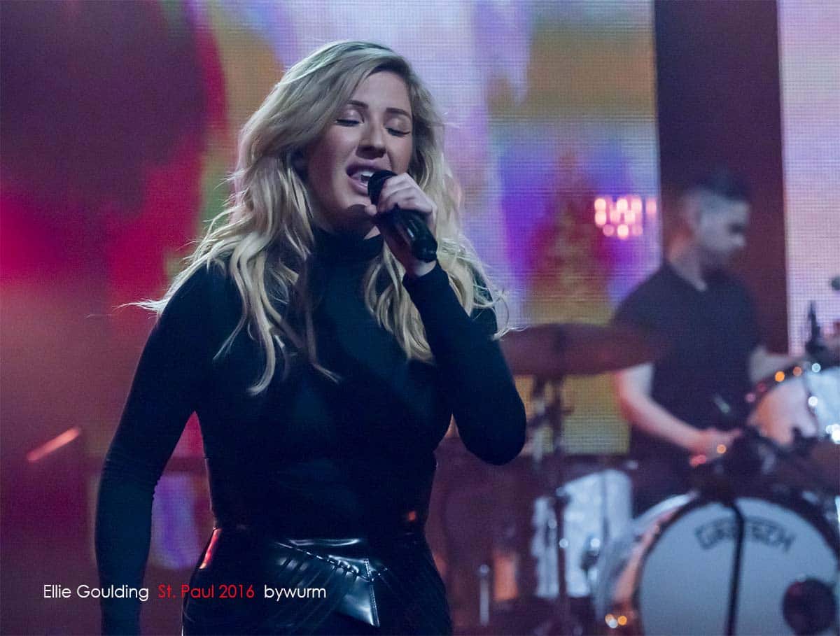 ellie goulding performance photography by wurm